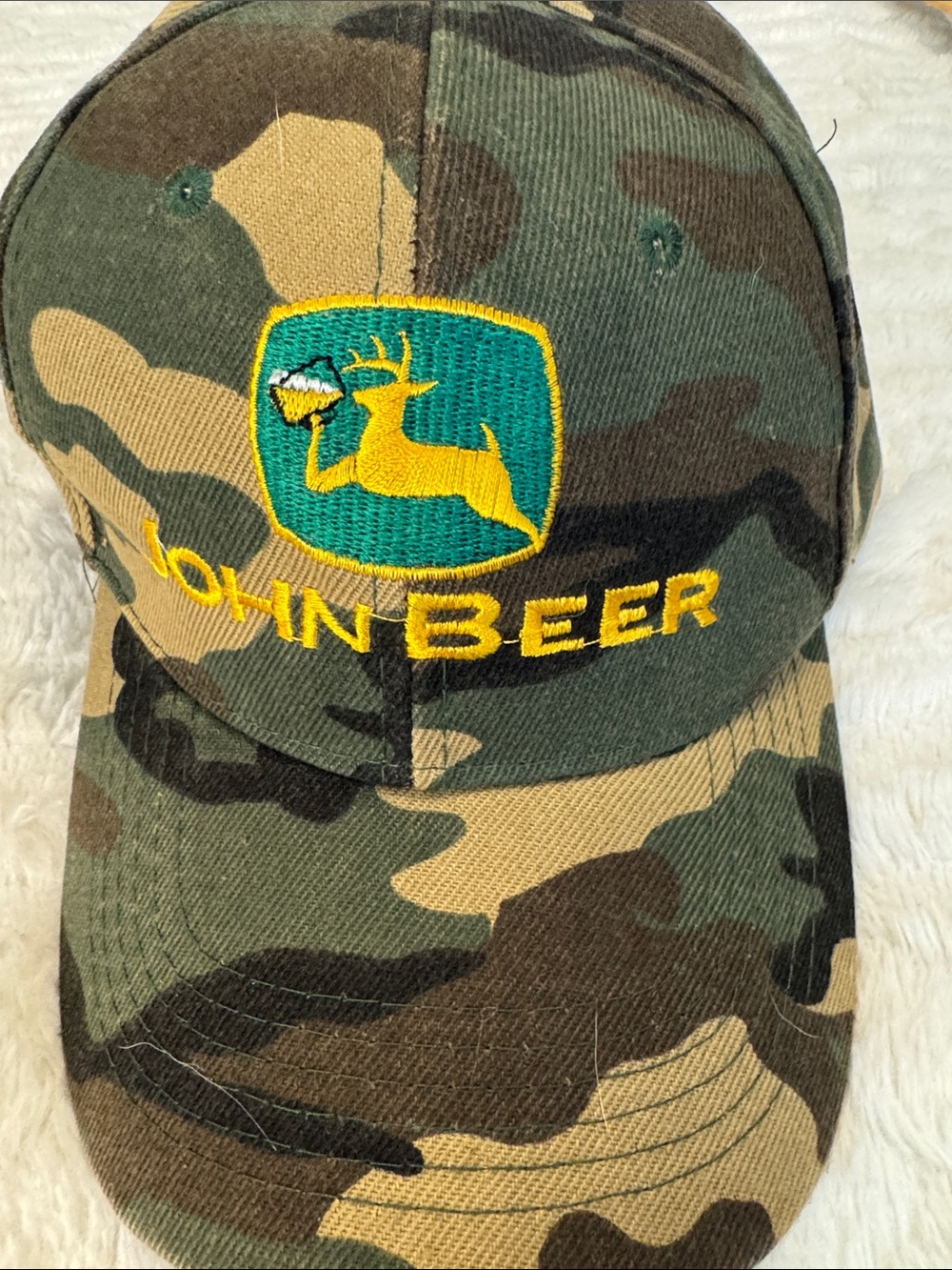 Camouflage Baseball Cap - Green/Brown Camo